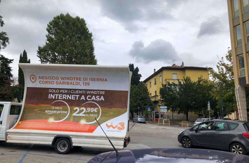 Camion Vela Pubblicitaria Wind